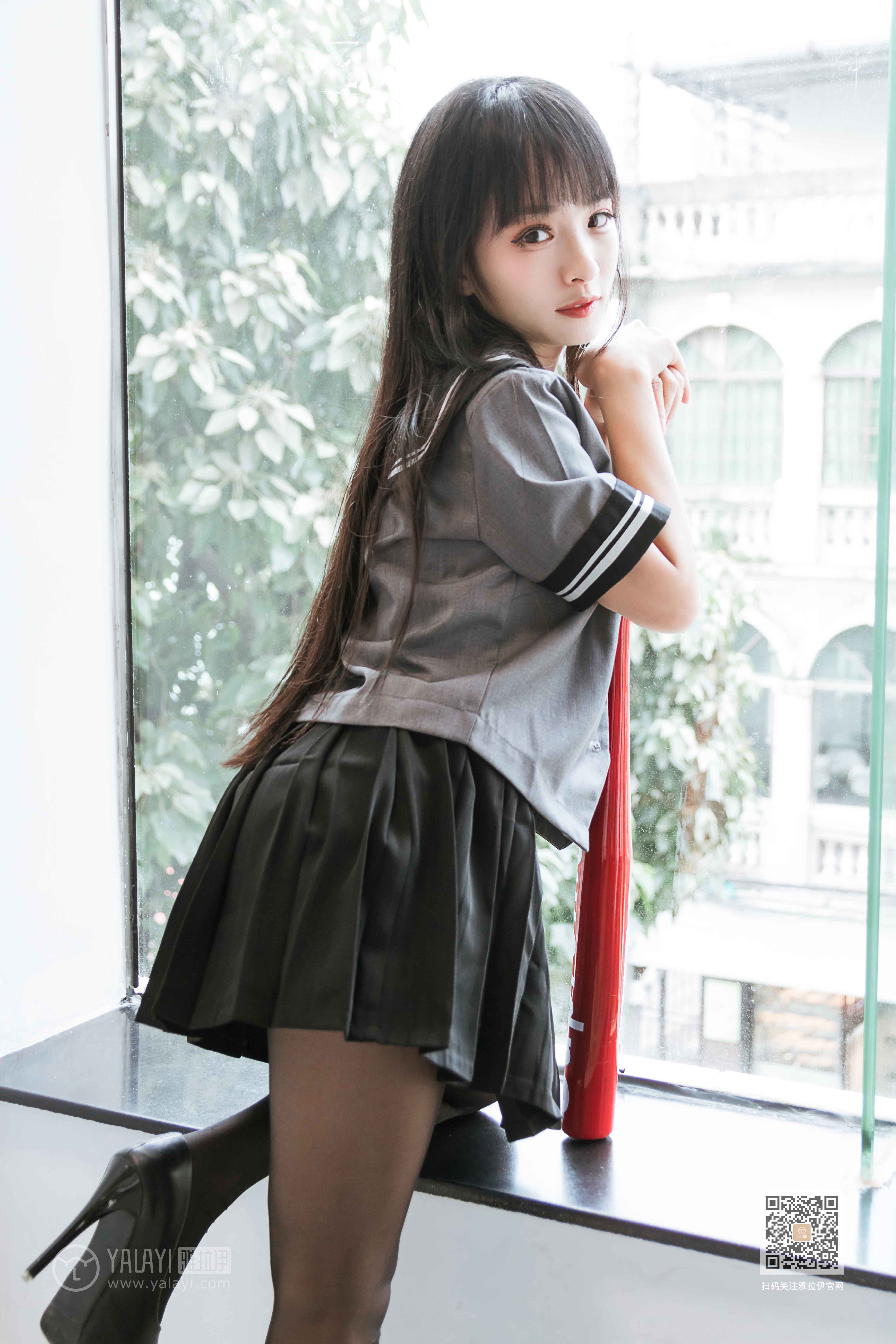 [YALAYI雅拉伊]2020.04.10Y601艾丽《疯狂的jk学妹》插图8